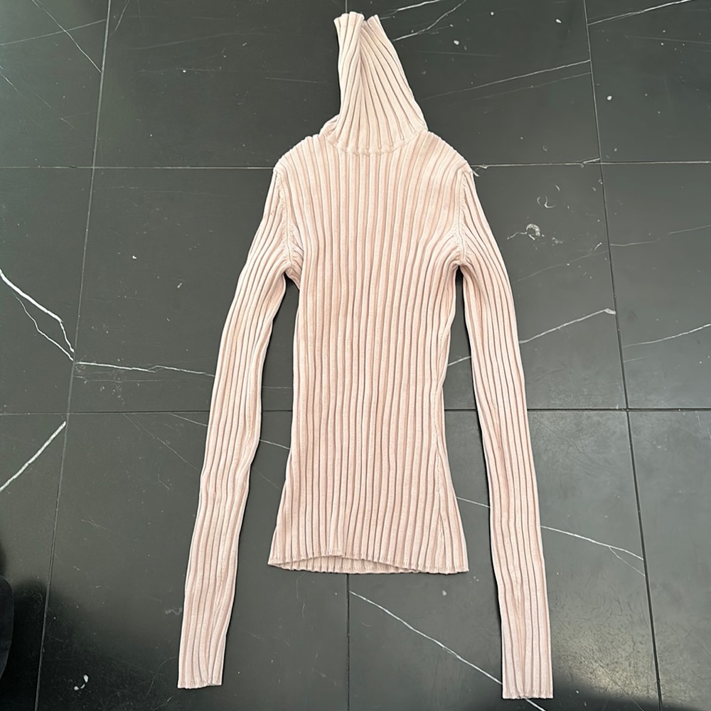 Inc pink turtleneck
